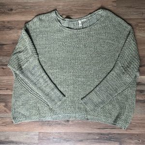 | anthro | Moth | sage green pullover sweater